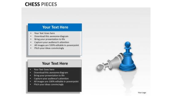 Competitive Chess Pieces PowerPoint Slides And Ppt Diagram Templates