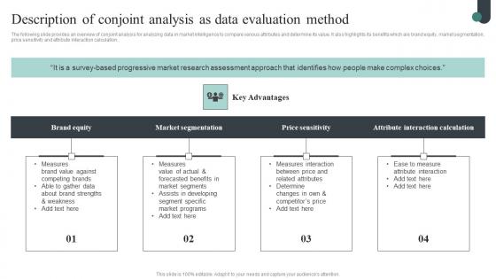 Competitive Intelligence Guide To Determine Market Description Of Conjoint Analysis As Data Designs Pdf