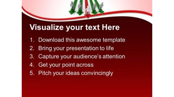 Competitve Advantage Arrows PowerPoint Templates And PowerPoint Themes 0612