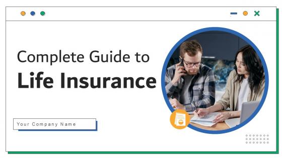 Complete Guide To Life Insurance Ppt Presentation Fin CD V