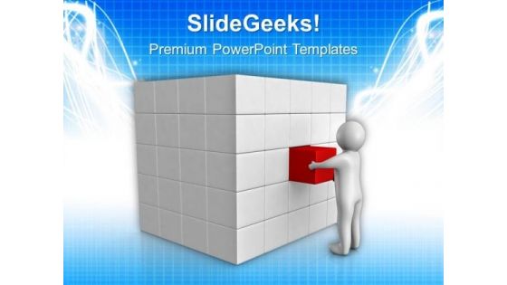 Complete The Building By Putting Solution Brick PowerPoint Templates Ppt Backgrounds For Slides 0713 Complete The Building By Putting Solution Brick PowerPoint Templates Ppt Backgrounds For Slides 0713