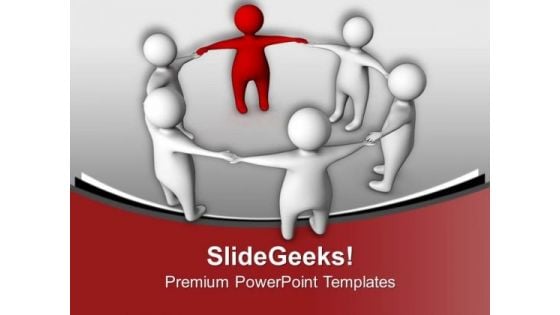 Complete The Circle Theme PowerPoint Templates Ppt Backgrounds For Slides 0513