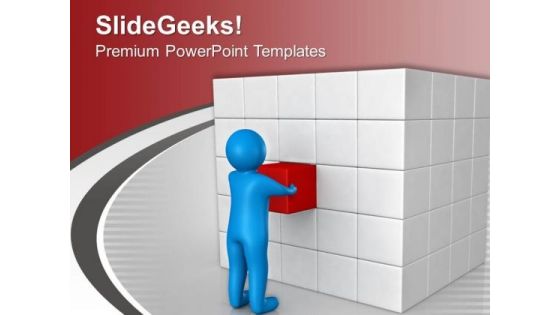 Complete The Solution With Right Part PowerPoint Templates Ppt Backgrounds For Slides 0713