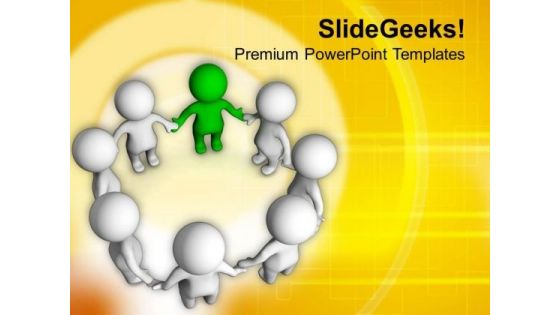 Complete The Team With Skilled Leader PowerPoint Templates Ppt Backgrounds For Slides 0613