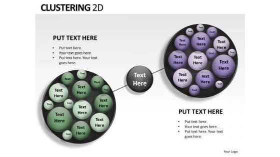 Complex Clustering 2d PowerPoint Slides And Ppt Diagram Templates