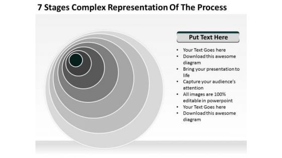 Complex Representation Of The Process Business Plan PowerPoint Templates