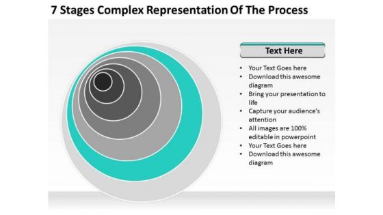Complex Representation Of The Process Ppt Business Plans Examples PowerPoint Templates