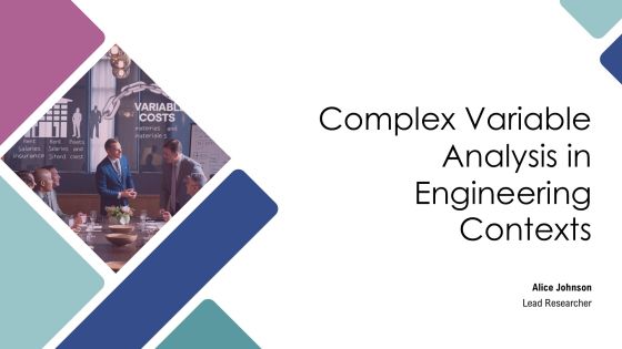 Complex Variable Analysis In Engineering Contexts PPT Structure AT