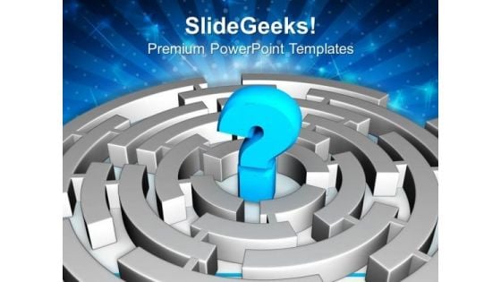 Complicated Maze Business Diagram PowerPoint Templates Ppt Backgrounds For Slides 0313