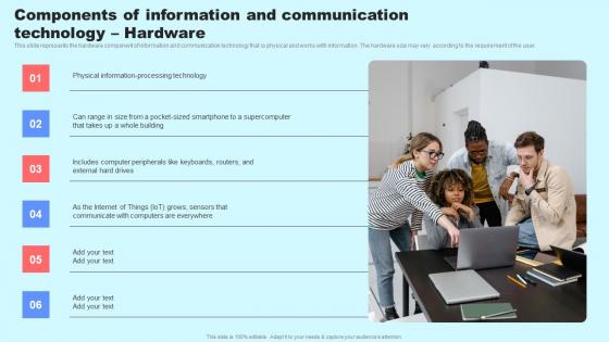 Components Of Information And Communication Technology Hardware Information Pdf