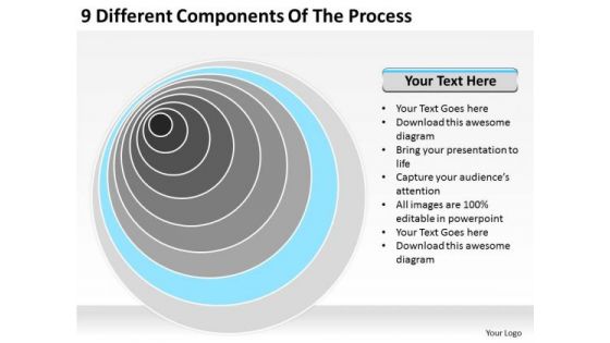 Components Of The Process How To Start Business Plan PowerPoint Templates