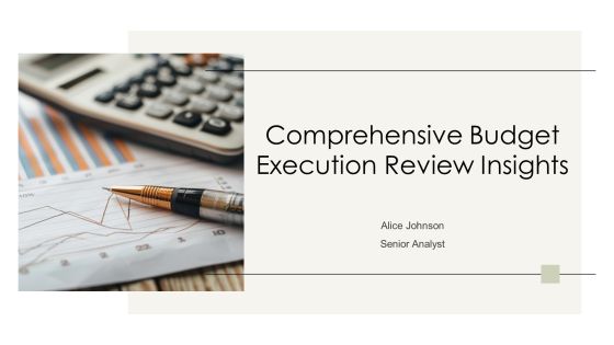 Comprehensive Budget Execution Review Insights PPT Structure AT