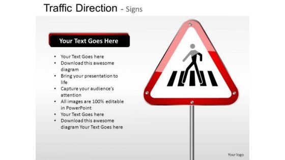 Compulsory Traffic Direction PowerPoint Slides And Ppt Diagram Templates