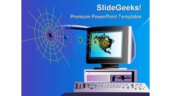 Computer And Web Business PowerPoint Themes And PowerPoint Slides 0211