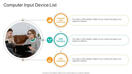 Computer Input Device List In Powerpoint And Google Slides Cpb