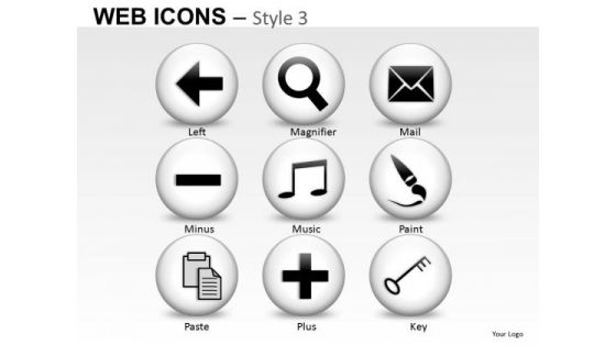 Computer Internet Web Icons PowerPoint Slides And Ppt Diagram Templates