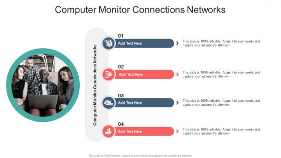 Computer Monitor Connections Networks In Powerpoint And Google Slides Cpb