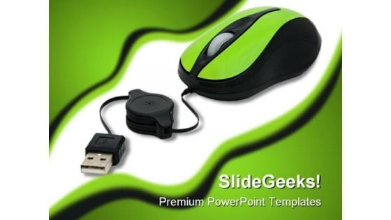 Computer Mouse Internet Template 1010