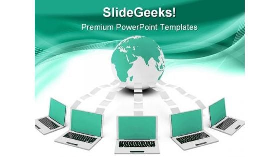 Computer Network Internet PowerPoint Templates And PowerPoint Backgrounds 0111