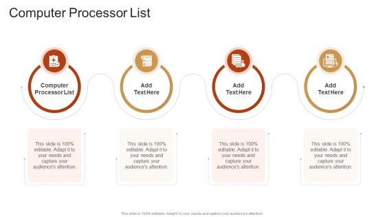 Computer Processor List In Powerpoint And Google Slides Cpb