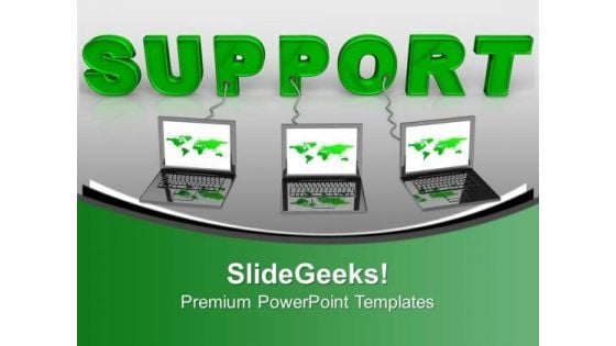 Computers Technical Support Metaphor PowerPoint Templates And PowerPoint Themes 0912