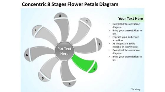Concentric 8 Stages Flower Petals Diagram Ppt Courier Business Plan PowerPoint Templates Concentric 8 Stages Flower Petals Diagram Ppt Courier Business Plan PowerPoint Templates