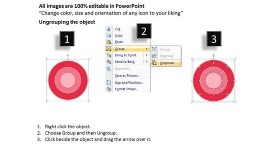 Concentric Circles Business Development Process Samples Of Plans PowerPoint Slides