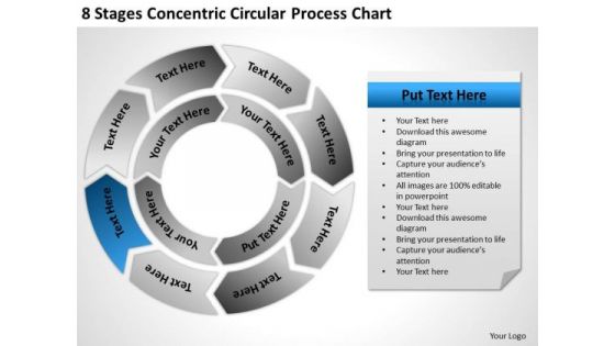 Concentric Circular Process Chart Ppt How To Business Plan PowerPoint Templates