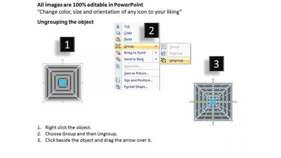 Concentric Data Flow Process 9 Stages Ppt Plans PowerPoint Slides