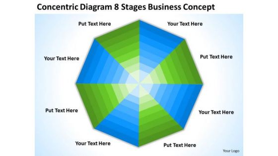 Concentric Diagram 8 Stages Business Concept Ppt Plan Downloads PowerPoint Slides