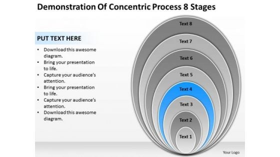 Concentric Process 8 Stages Ppt Financial Business Plan PowerPoint Slides