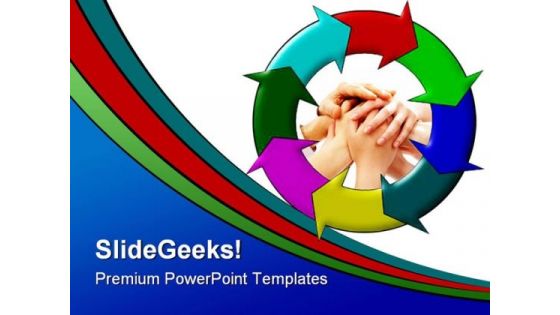 Concept Helper Symbol PowerPoint Backgrounds And Templates 1210