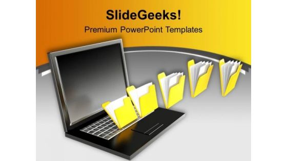 Concept Of File Sharing Communication PowerPoint Templates Ppt Backgrounds For Slides 0213