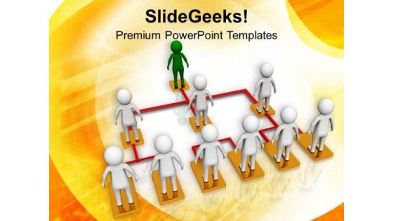 Concept Of Leadership Illustration PowerPoint Templates Ppt Backgrounds For Slides 0713