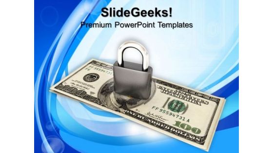 Concept Of Locked Money Finance PowerPoint Templates And PowerPoint Themes 1012 Concept Of Locked Money Finance PowerPoint Templates And PowerPoint Themes 1012