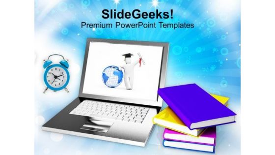 Concept Of Modern Education And Online Learning PowerPoint Templates Ppt Backgrounds For Slides 0213