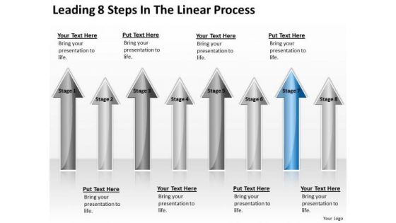 Concept Of Parallel Processing Leading 8 Steps The Linear PowerPoint Slide