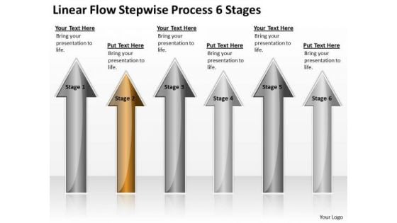 Concept Of Parallel Processing Linear Flow Stepwise 6 Stages PowerPoint Slide