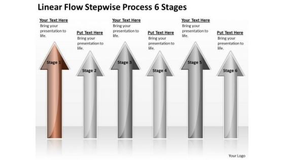 Concept Of Parallel Processing Linear Flow Stepwise 6 Stages Ppt PowerPoint Slides