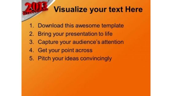 Concept Of Upcoming New Year PowerPoint Templates Ppt Backgrounds For Slides 0113