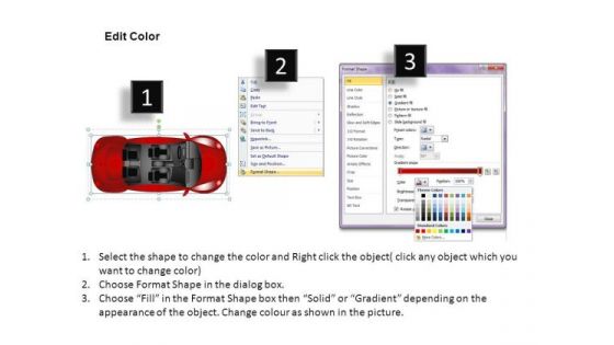 Concept Red Beetle Car PowerPoint Slides And Ppt Diagram Templates