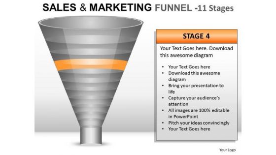 Concept Sales And Marketing Funnel 11 PowerPoint Slides And Ppt Diagram Templates