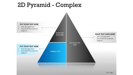 Conceptual 2d Pyramid Complex PowerPoint Slides And Ppt Diagram Templates