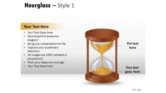 Conceptual Deadline Hourglass 1 PowerPoint Slides And Ppt Diagram Templates