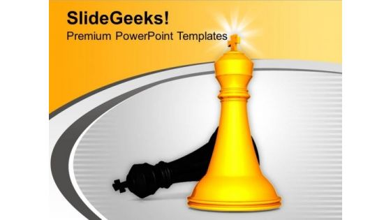 Conceptual Image Of King Defeat PowerPoint Templates Ppt Backgrounds For Slides 0113 Conceptual Image Of King Defeat PowerPoint Templates Ppt Backgrounds For Slides 0113