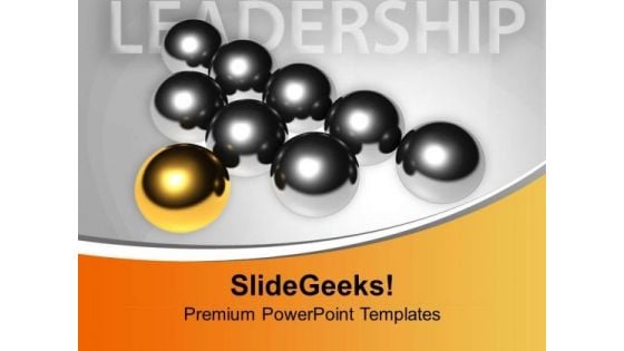 Conceptual Image Of Leadership PowerPoint Templates Ppt Backgrounds For Slides 0213