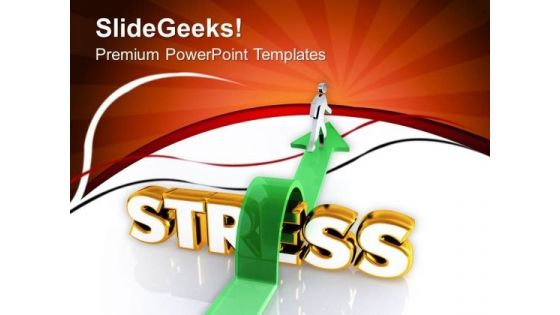 Conceptual Image Of Stress Management PowerPoint Templates Ppt Backgrounds For Slides 0713