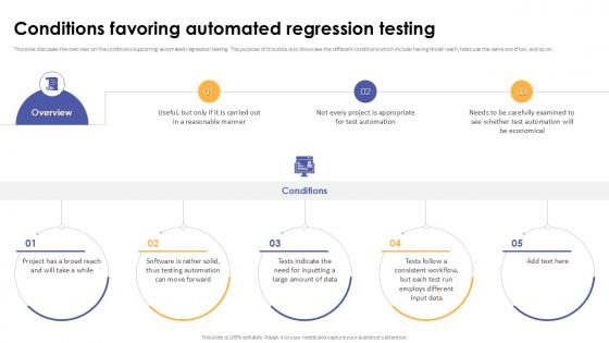 Conditions Favoring Automated Regression Testing Corrective Regression Testing Ppt Example Conditions Favoring Automated Regression Testing Corrective Regression Testing Ppt Example