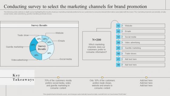 Conducting Survey To Select The Branding Strategies To Get Competitive Demonstration Pdf