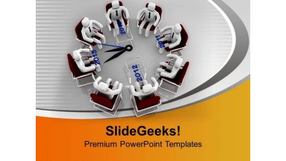 Conferance Over Business Time Concept PowerPoint Templates Ppt Backgrounds For Slides 0213